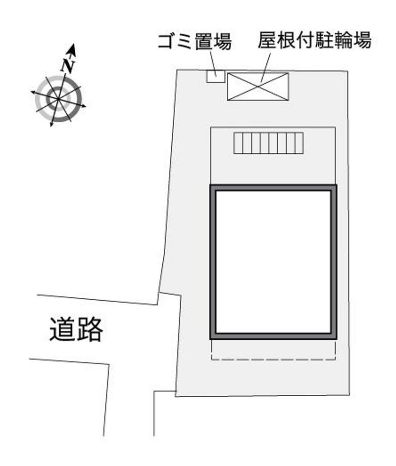 レオパレスＢＯＳＨＵＫＥ大日通 配置図