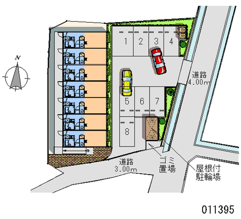 レオパレスクエスト 月極駐車場