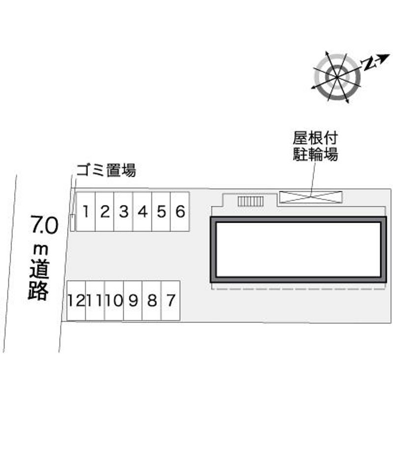レオパレスアステック 配置図