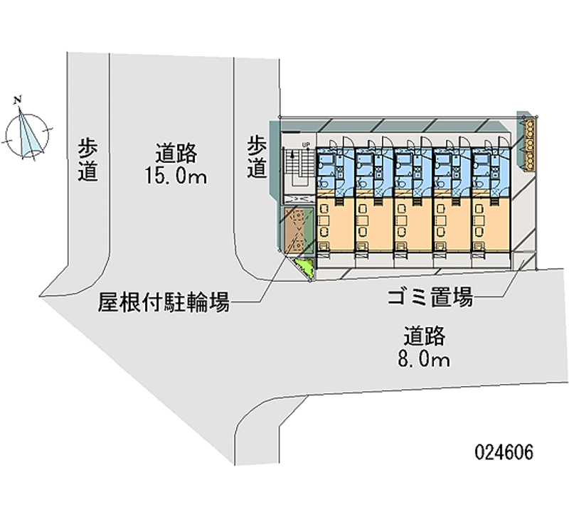 レオパレスコンフォート翠松 区画図