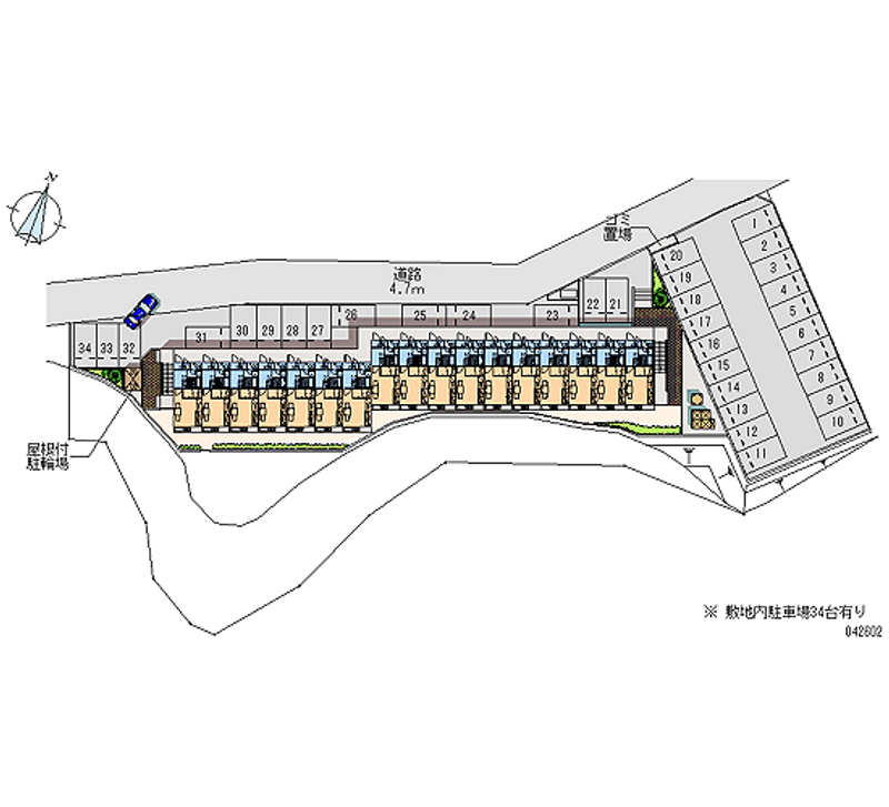 42602 bãi đậu xe hàng tháng