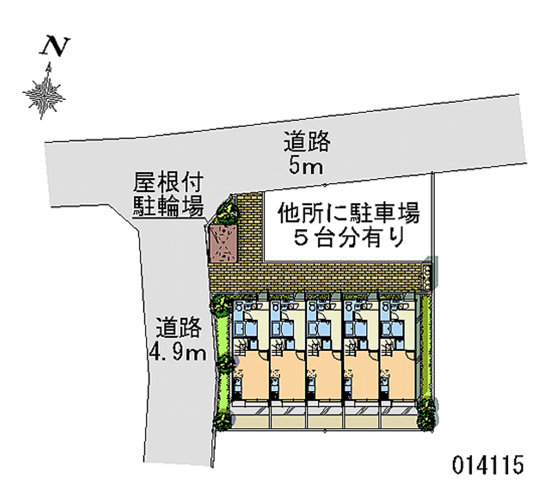 レオパレスメゾンプルミエ 月極駐車場