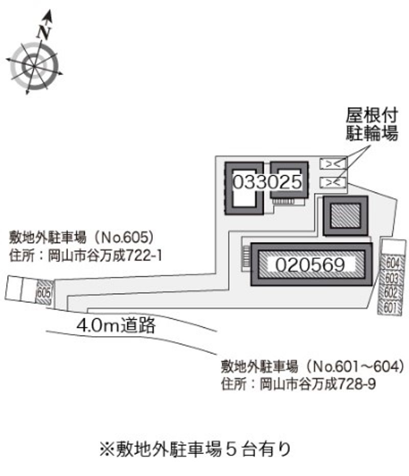 レオパレス京山マスカット 駐車場