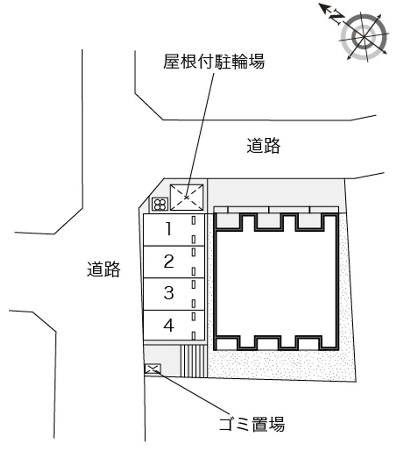 レオネクストシャン　フルール 配置図