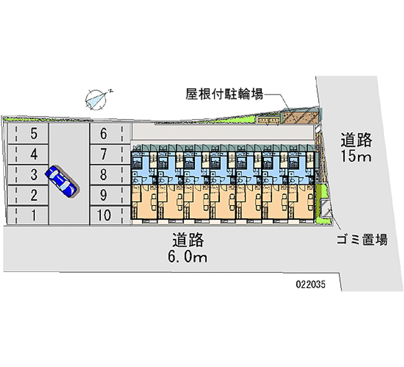 レオパレスアーク 月極駐車場