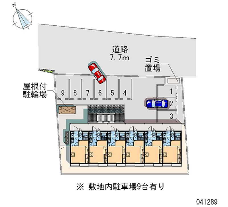 レオパレス椿の宮Ⅱ 月極駐車場