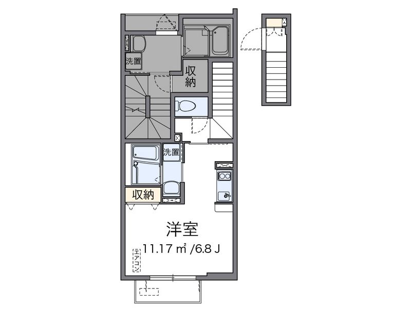 クレイノＤＲＥＡＭ 間取図
