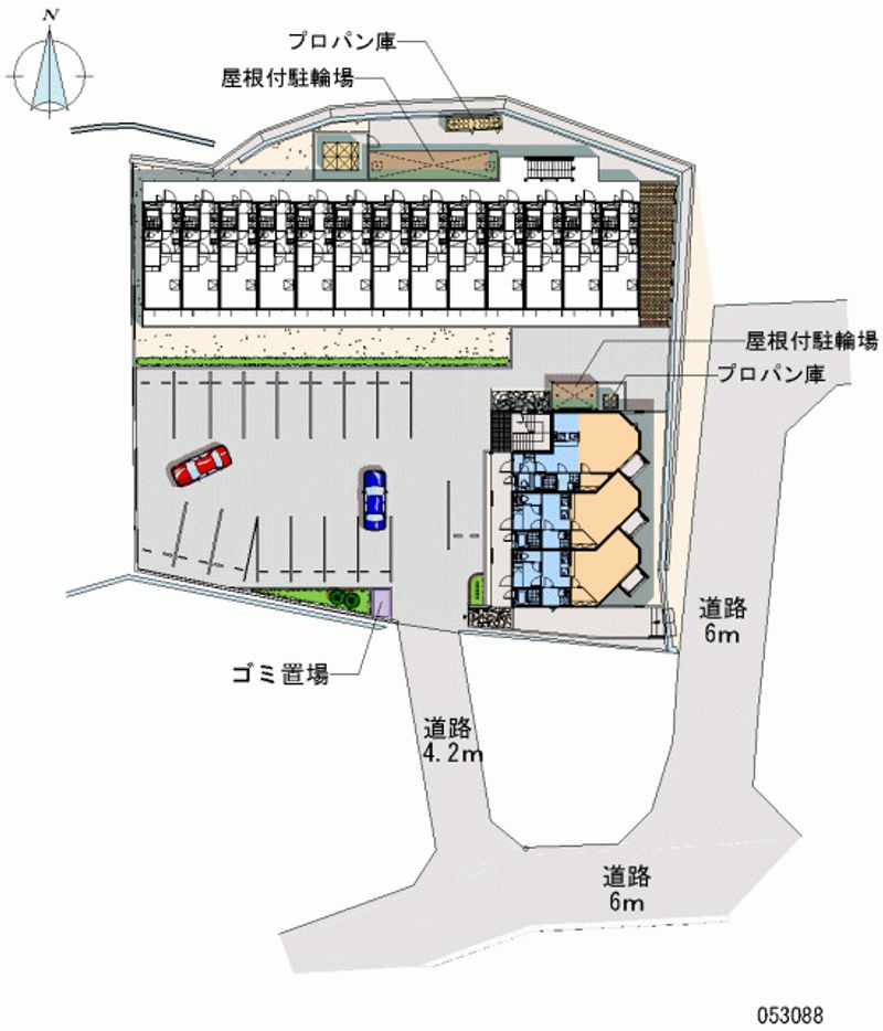 レオネクストネオグレイス 区画図