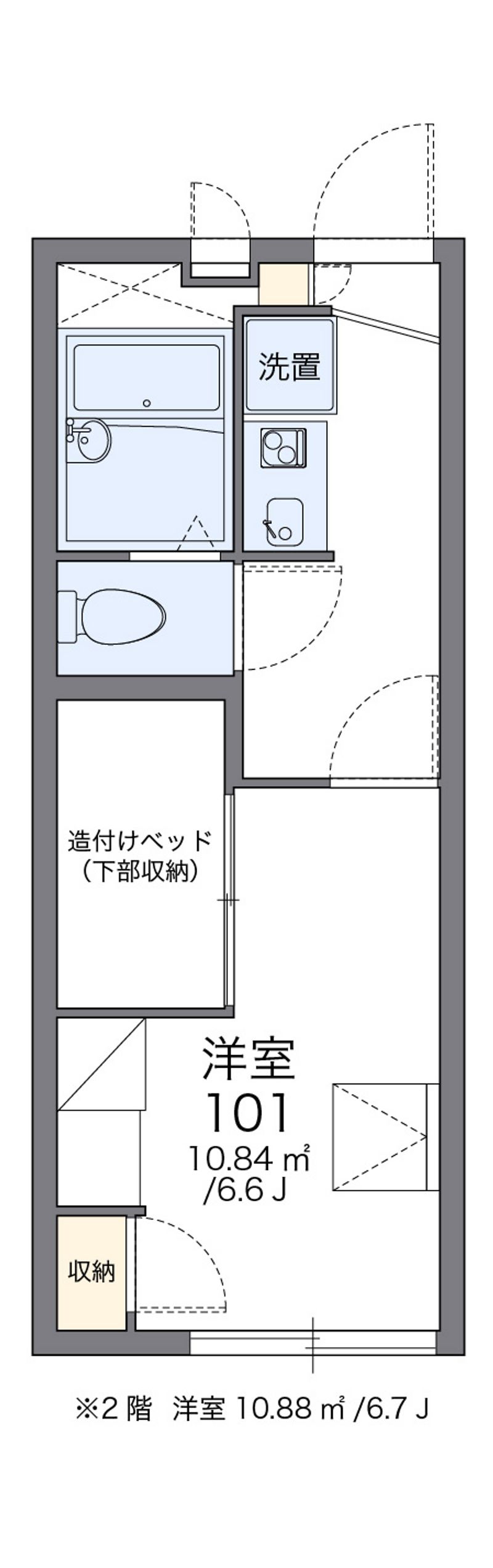 レオパレスＱＵＥＲＣＵＳ 間取図