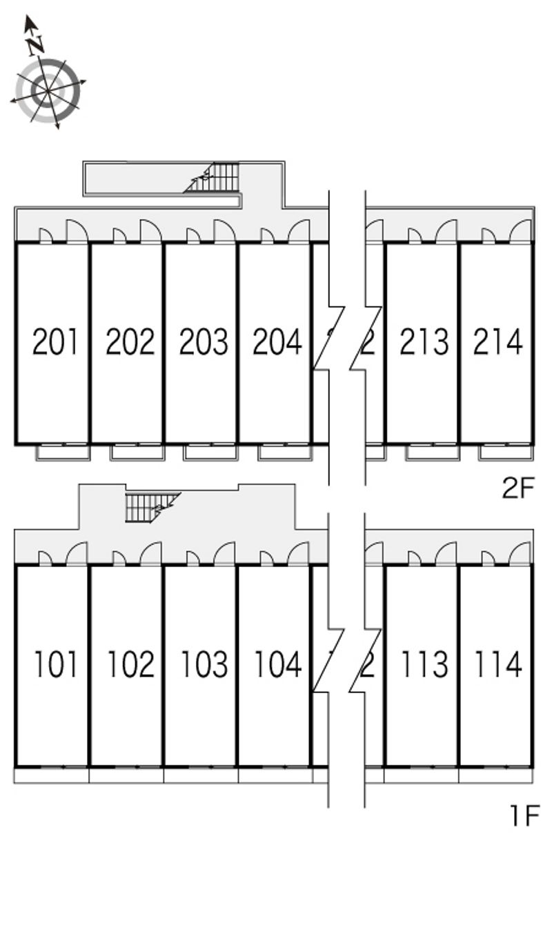 レオパレスサンハイム 間取配置図