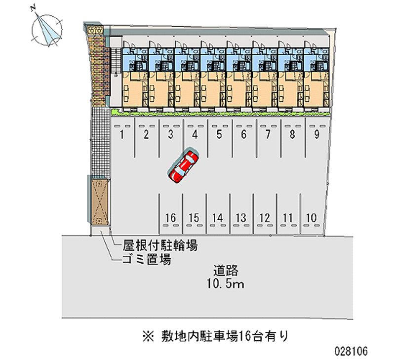 28106 bãi đậu xe hàng tháng