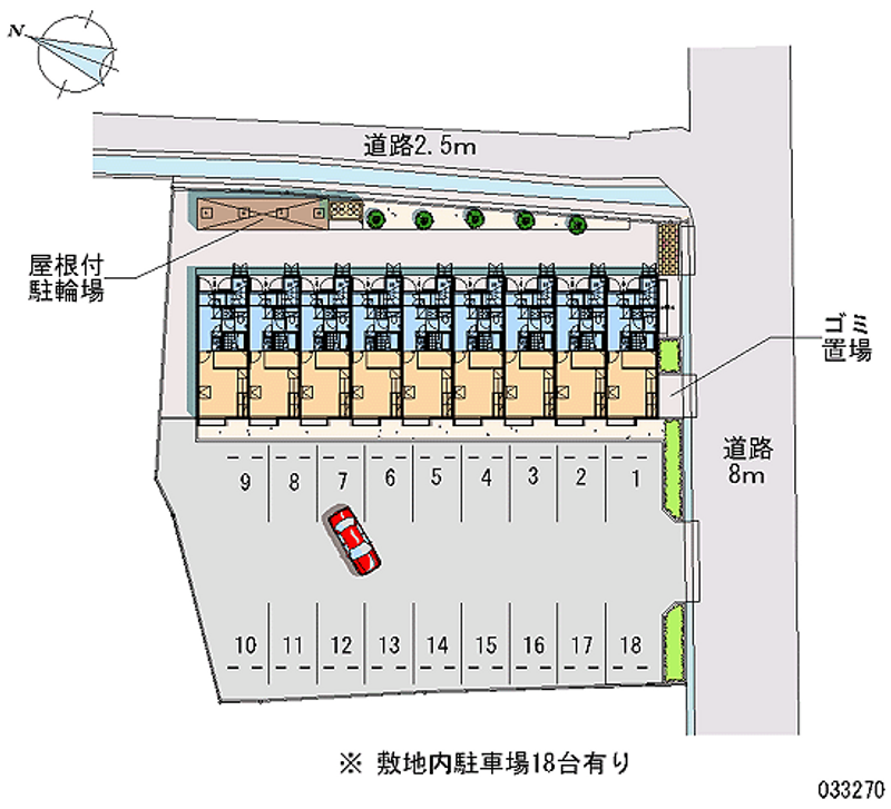 33270 Monthly parking lot