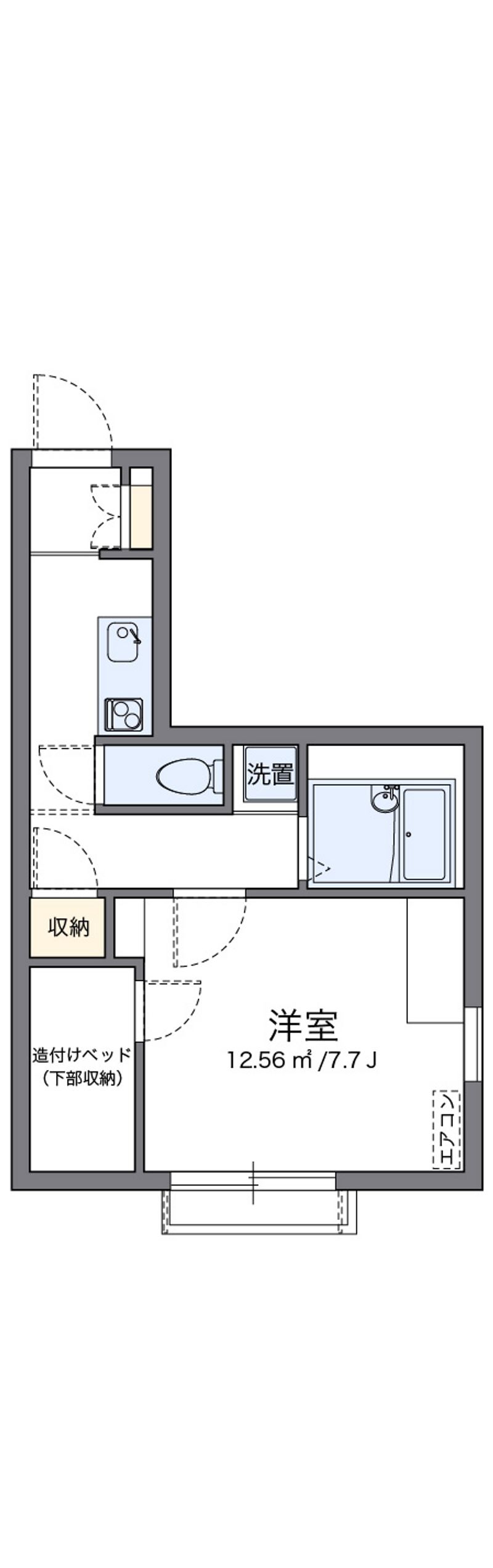 レオパレスプリマベーラ荻窪２ 間取図