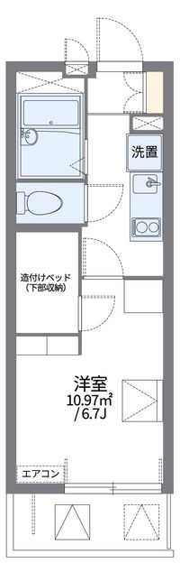 レオパレスグレイスⅢ 間取り図