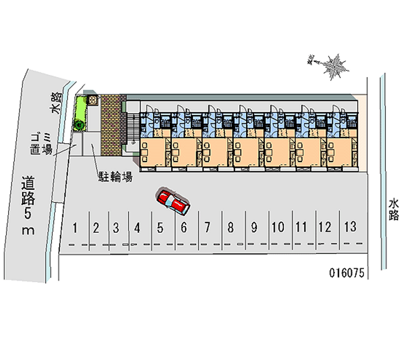 16075 Monthly parking lot