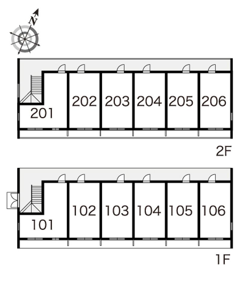 レオパレス東雲 間取り配置図