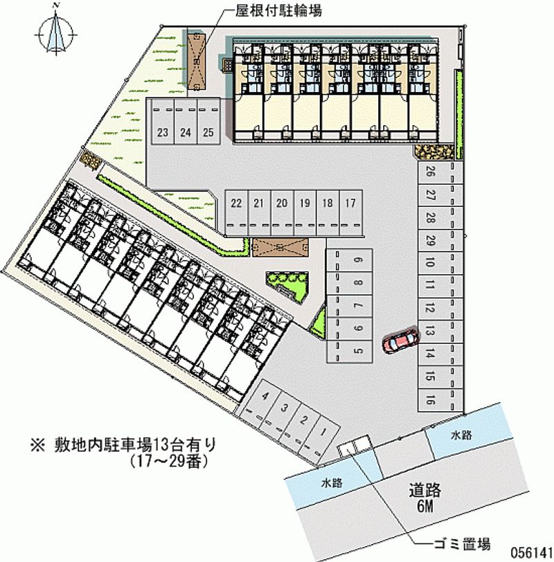 56141 Monthly parking lot