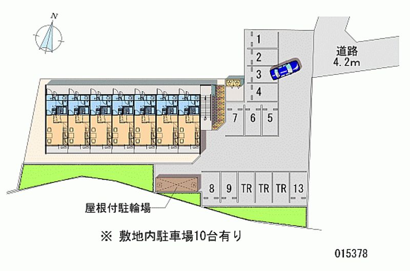 レオパレスプランタン 月極駐車場