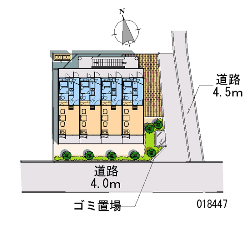 レオパレスＳＡＫＵＲＡ２１ 区画図
