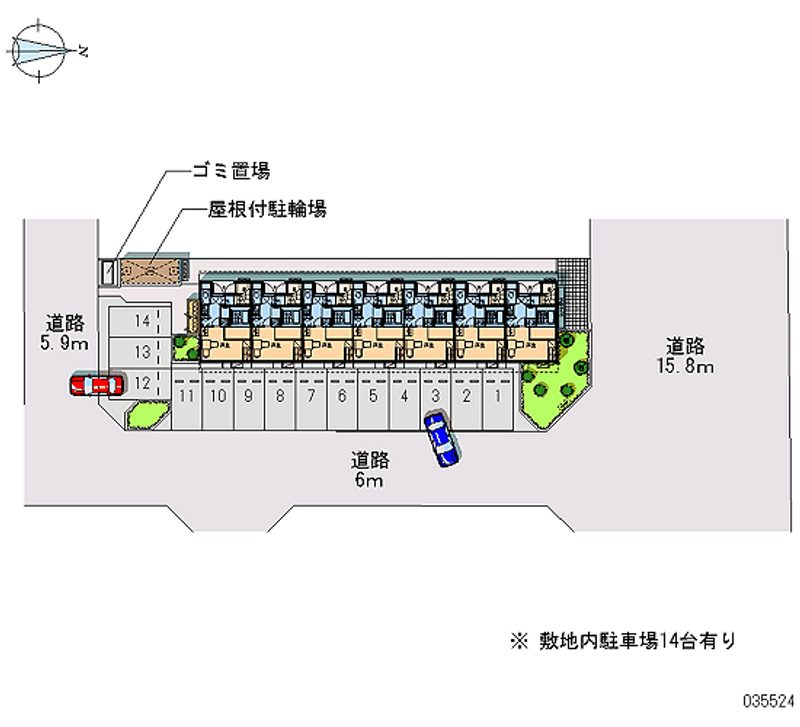 35524 Monthly parking lot