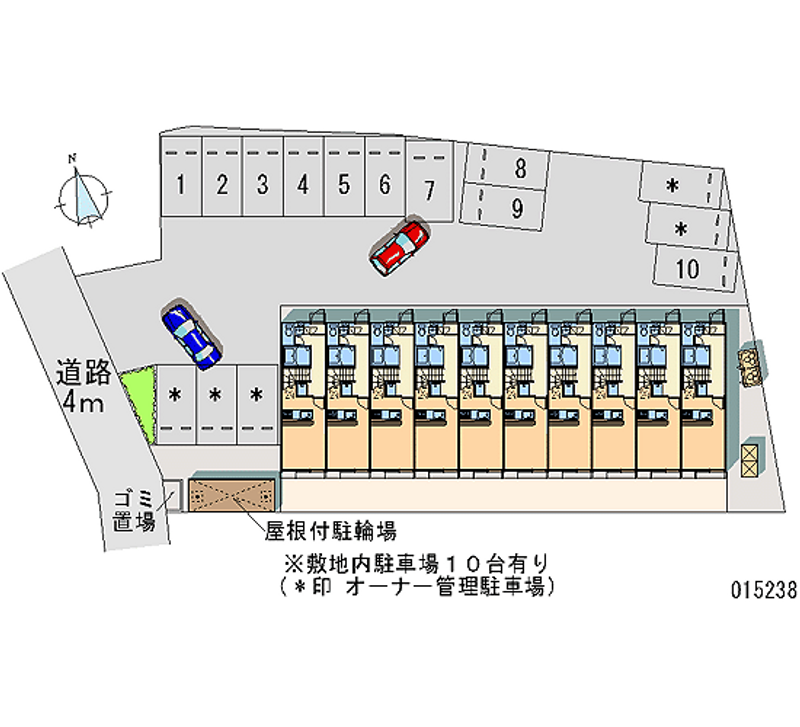 レオパレスＰｏｒｔｏＦｉｎｏ 月極駐車場