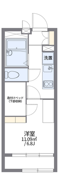 レオパレスレジリエンス 間取り図