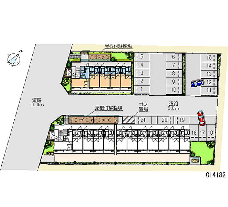 14182 Monthly parking lot