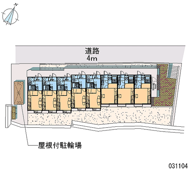 レオパレス本牧満坂 区画図