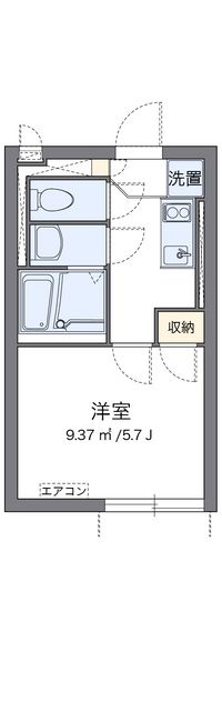 クレイノＰＩＡ 間取り図