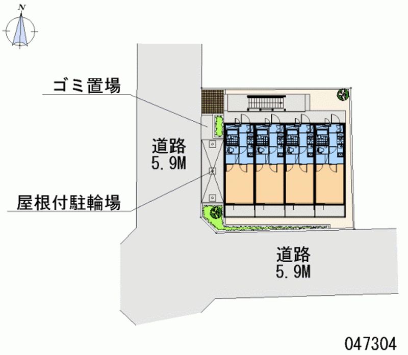 レオパレスクレエ 区画図