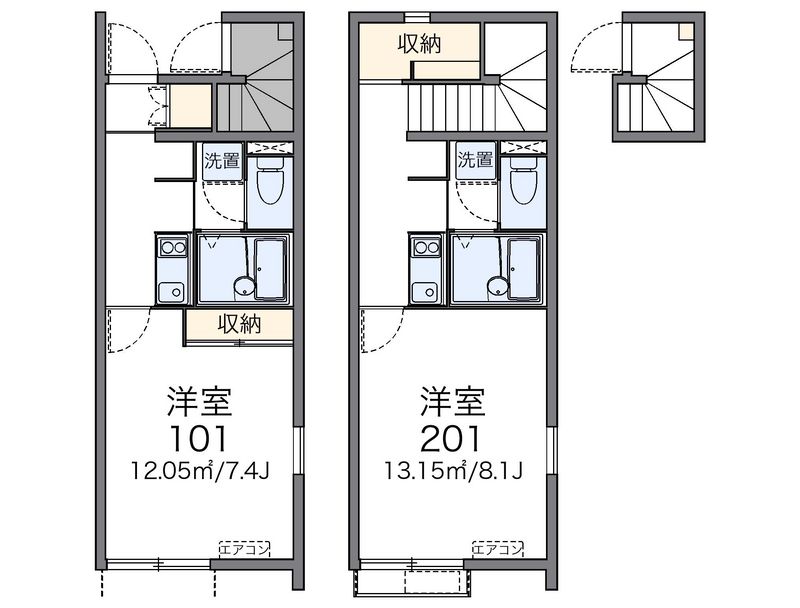レオネクスト鳥飼　ＮＡＮＰＯ 間取図