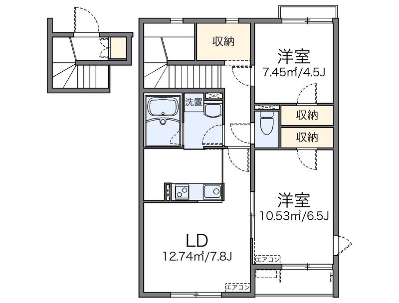 レオネクストエスポワール 間取図