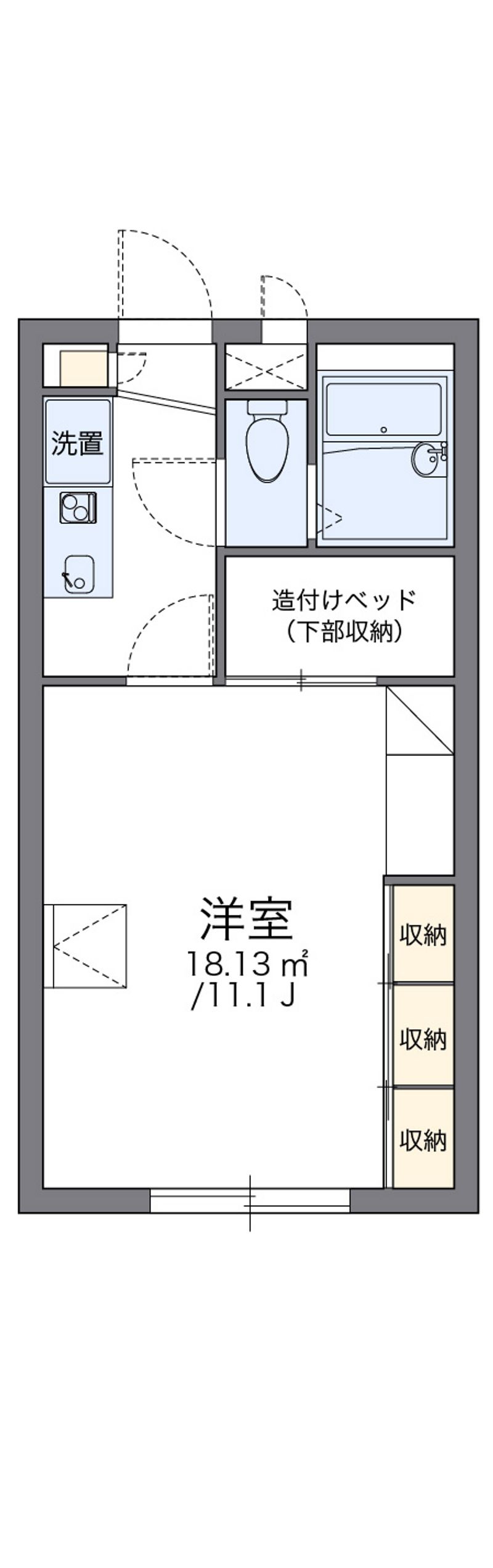 レオパレスエスポワール 間取図