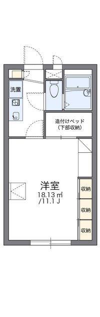 レオパレスエスポワール 間取り図