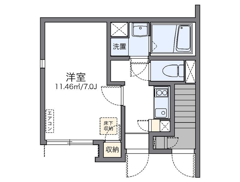 レオネクストトリクレイオ池上 間取図