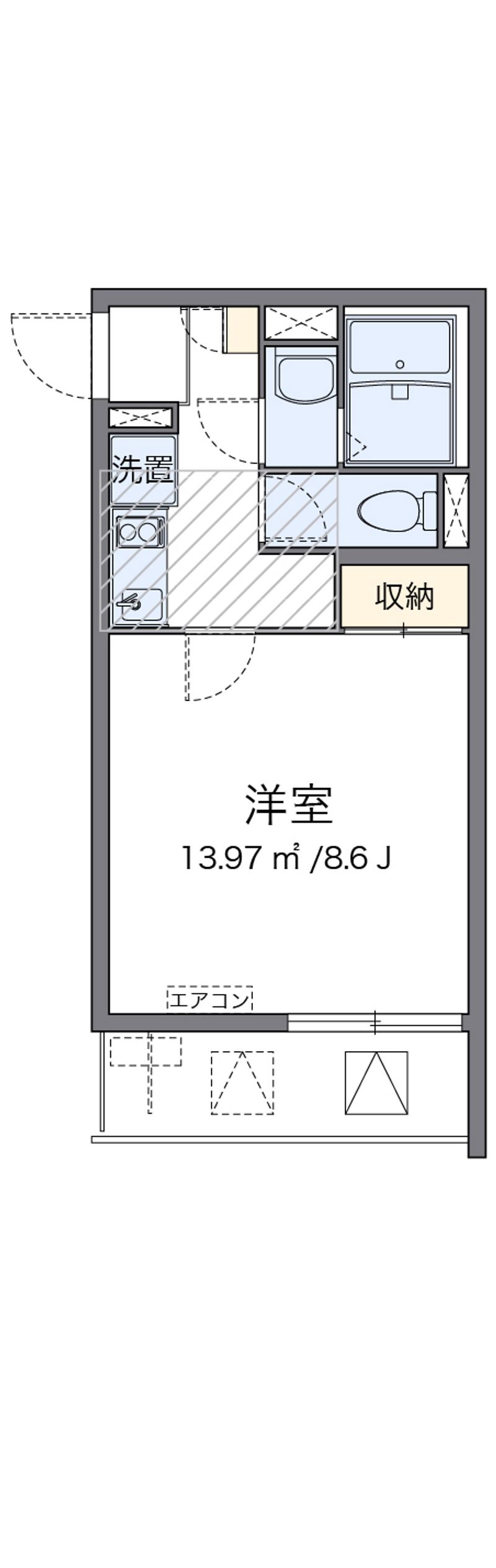 クレイノ久里浜ＫＥＩ 間取図
