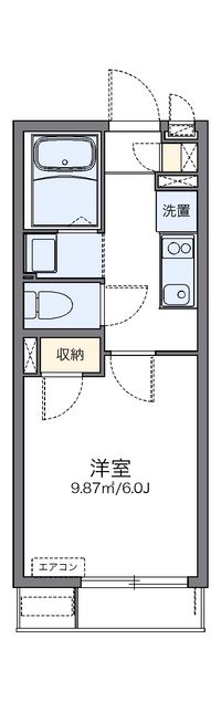 レオパレスヴィブレ 間取り図