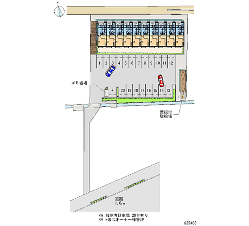 35463 bãi đậu xe hàng tháng