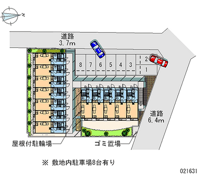 21631 Monthly parking lot