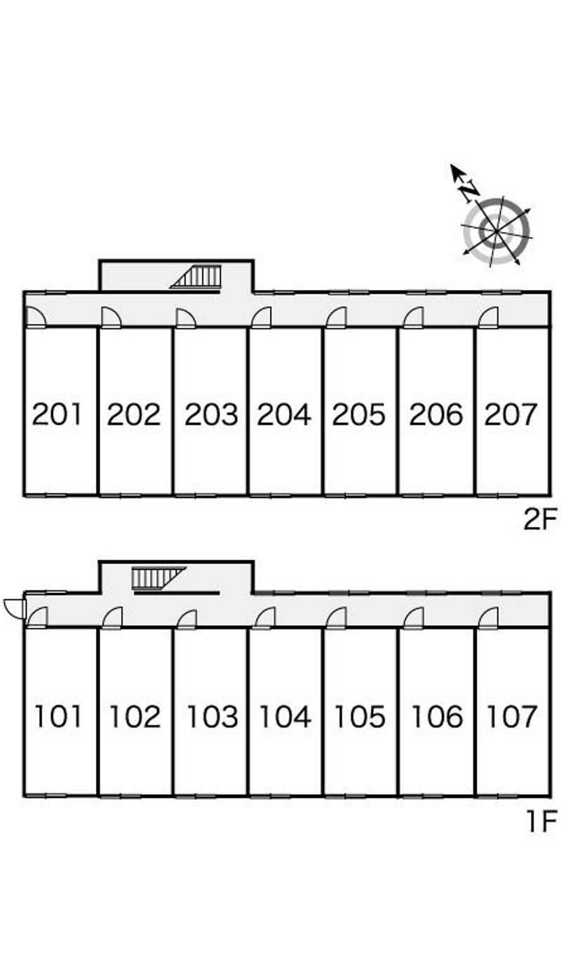 レオパレスグランＴＲＮⅡ 間取配置図