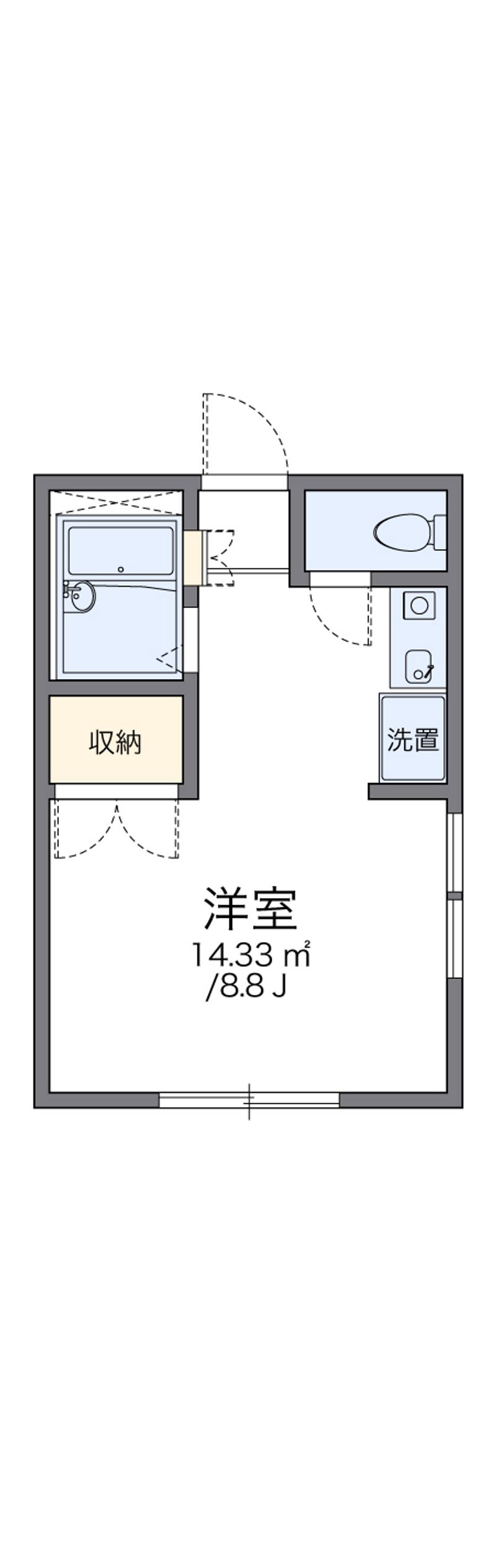 レオパレス21】レオパレスKAMITANIGAMI 101号室