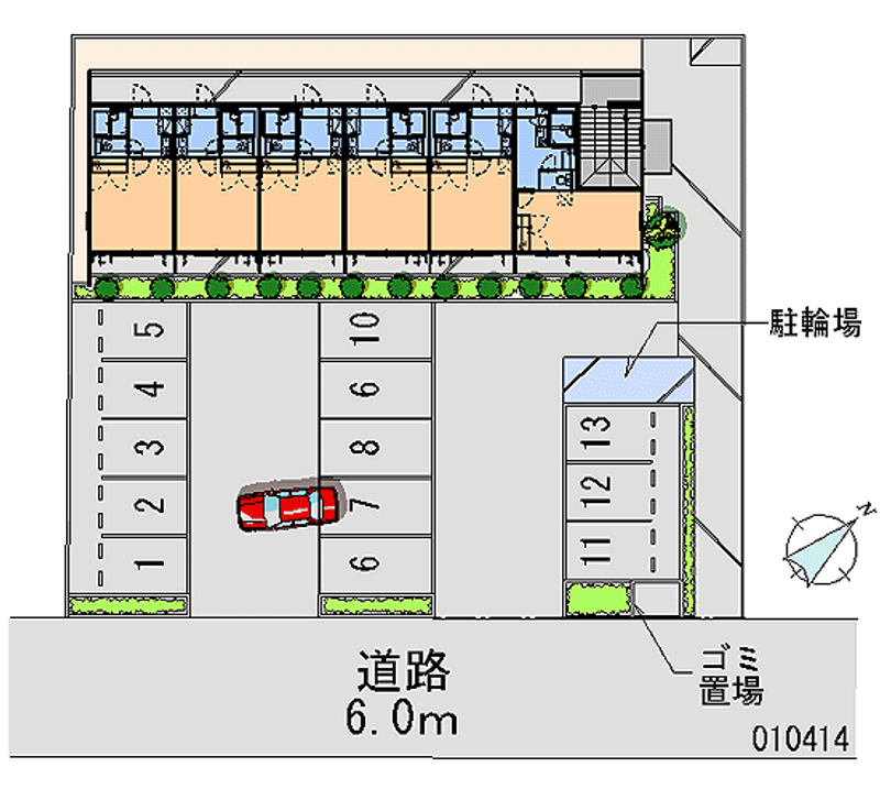 10414 bãi đậu xe hàng tháng