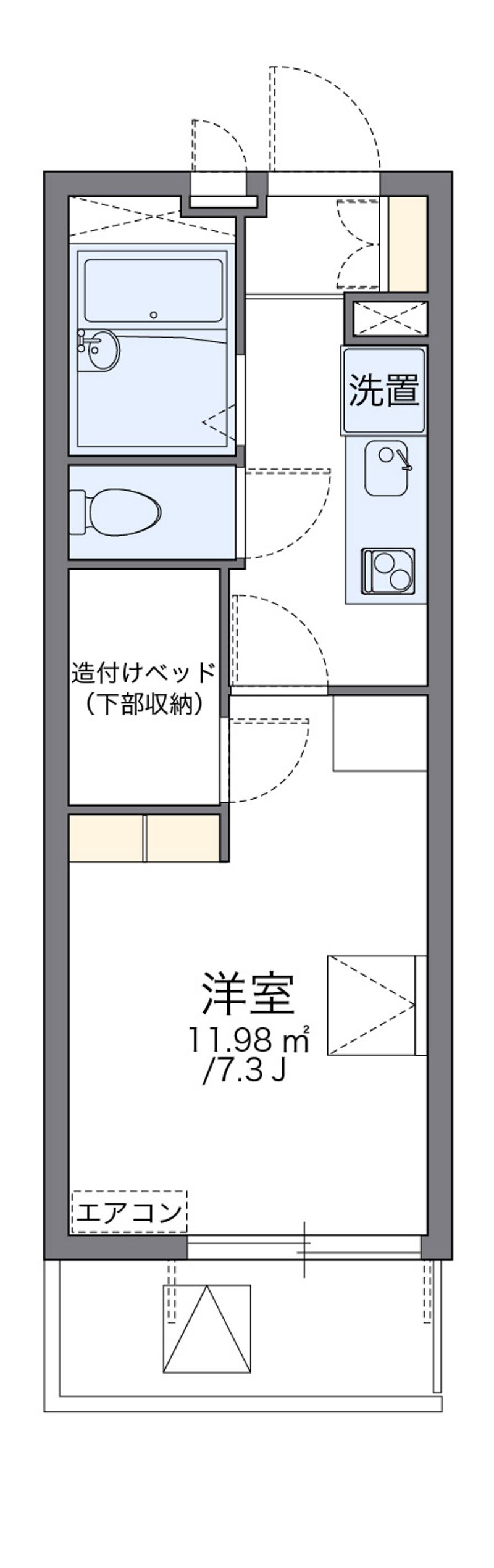 レオパレスエスペランサ 間取図