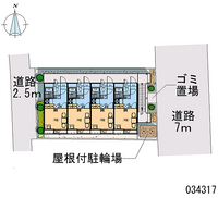 レオパレスリトルマウンティンⅢ 区画図