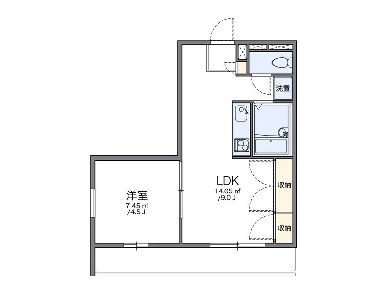 レオパレスＣＲＥＣＥＲ 間取図