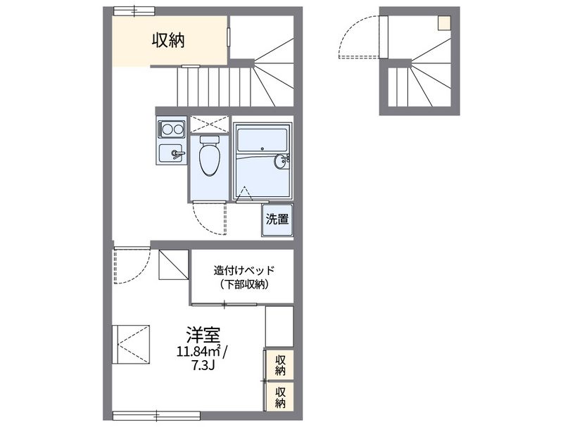 レオパレス松岡Ｃ 間取図