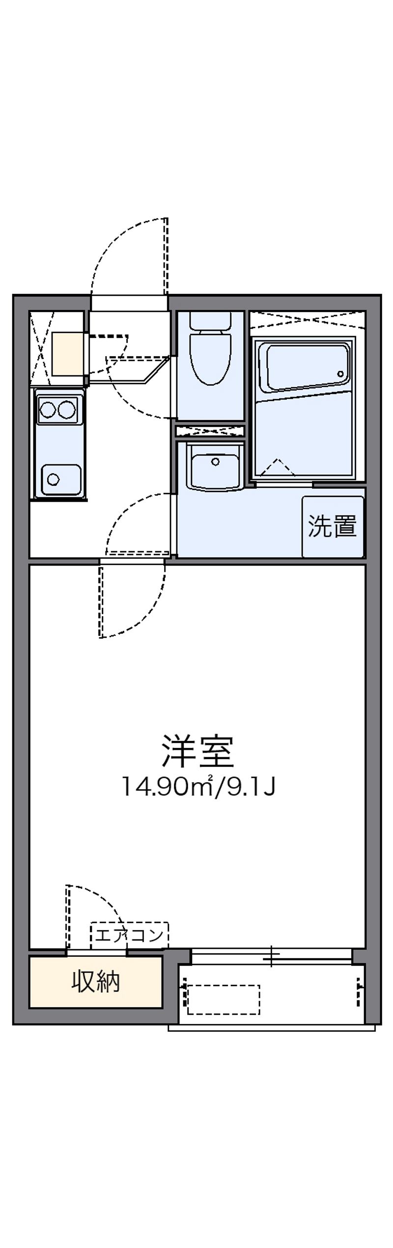 レオネクストａＳａⅡ 間取図