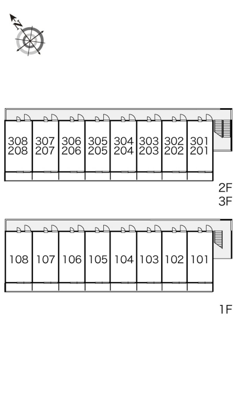 レオパレスｇｒｏｗ 間取配置図