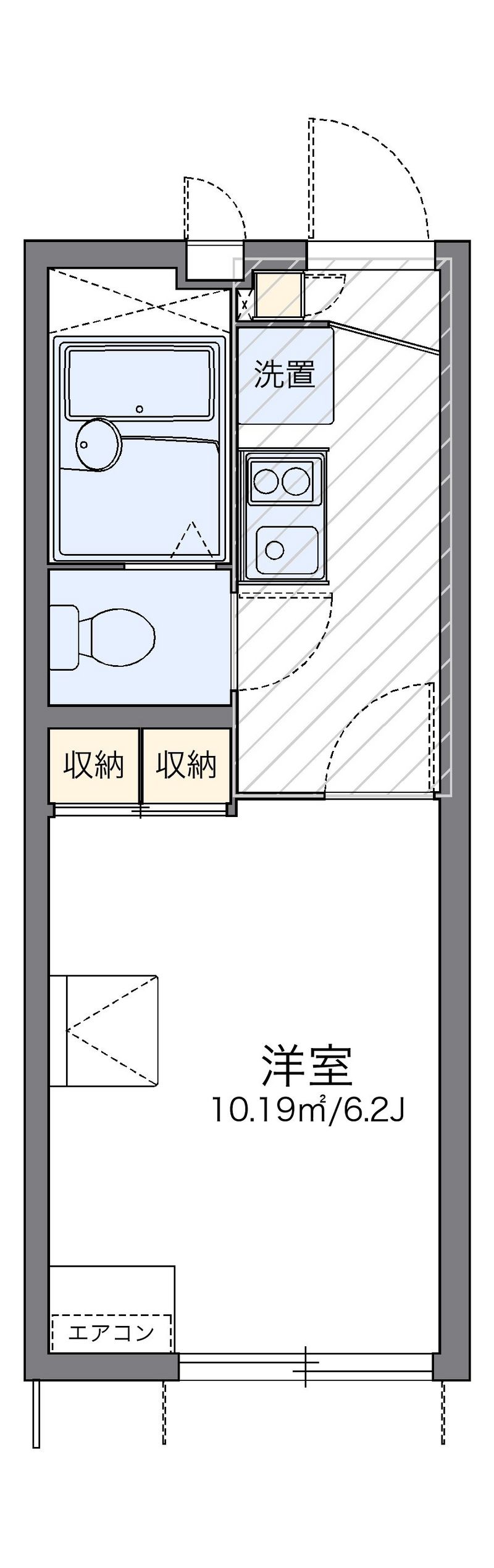 レオパレスグレイスＳＨＩＮＯⅢ 間取図