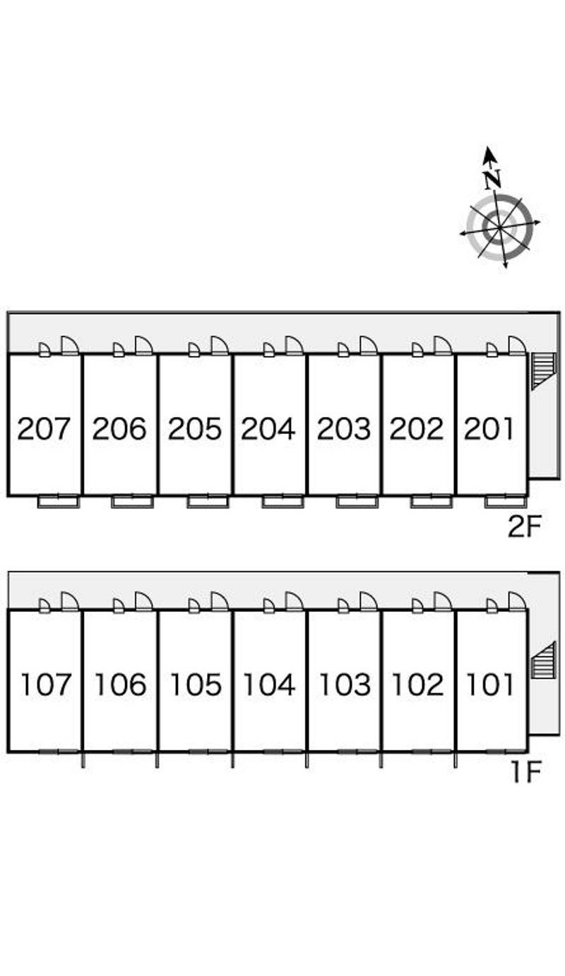 レオパレスプリマベーラ 間取配置図